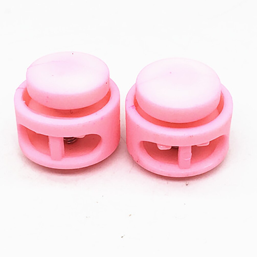 50PCS Double Hole Spring Cord Lock Round Ball Shaped Toggle Stoppers Apparel Shoelace Sportswear DIY Accessories: 6