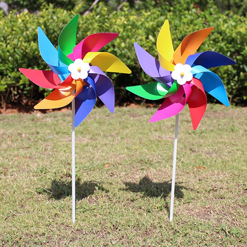 1pc have yard fest camping vindmølle vindmølle ornament dekoration børnelegetøj