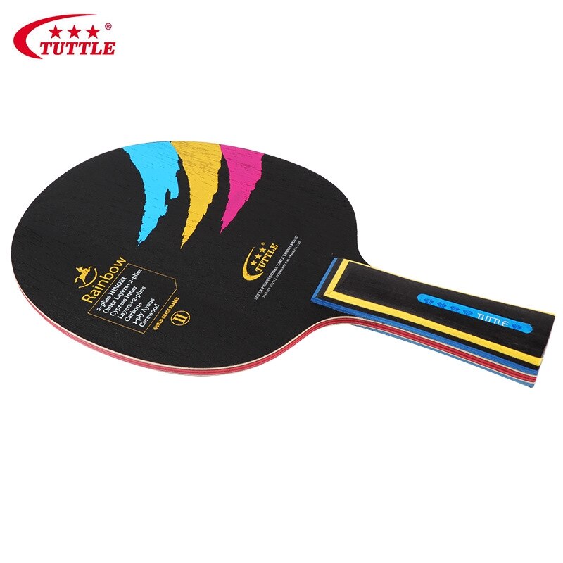 Raqueta de tenis TUTTLE de madera y carbono, raqueta de tenis de mesa, raqueta de Ping Pong, pala de murciélago, tenis de mesa