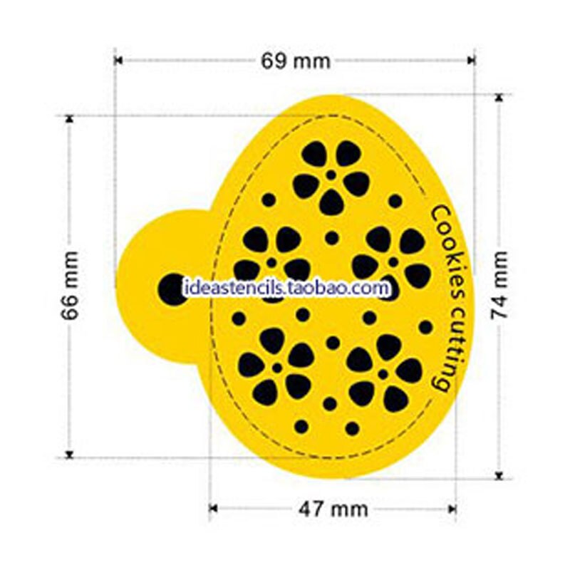 Thanks Giving Paaseieren Koffie Stencils Biscuit Mold Barista Template Koekje Taart Decor Gereedschap reposteria patisserie