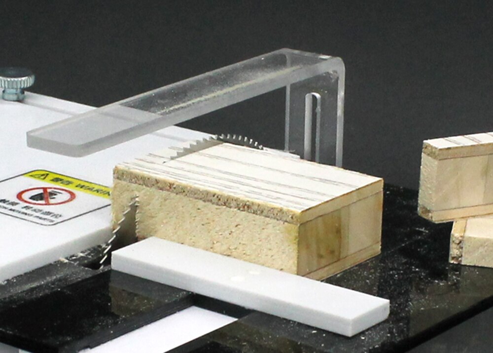 Mini bordsav håndlavet træbearbejdning sav diy hobby model håndværk skæreværktøj med strømforsyning savklinge