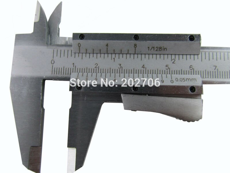 0-150mm 6inch 0.05mm vernier caliper with self lock four way metal vernier caliper thickness micrometer measuring gauge