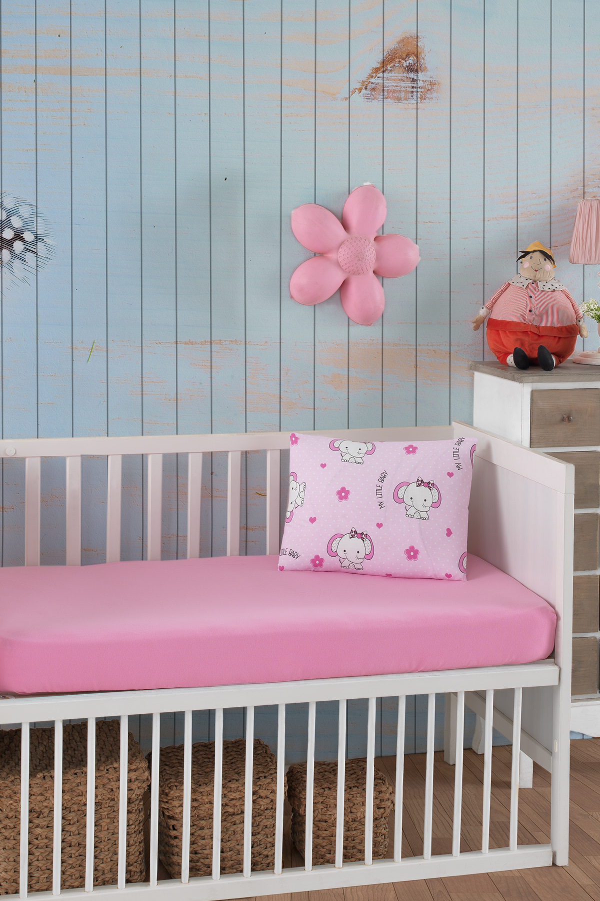 Lady Moda Baby Fitted Sheet Set 100% Cotton | 2 pcs Crib Fitted Sheet Set