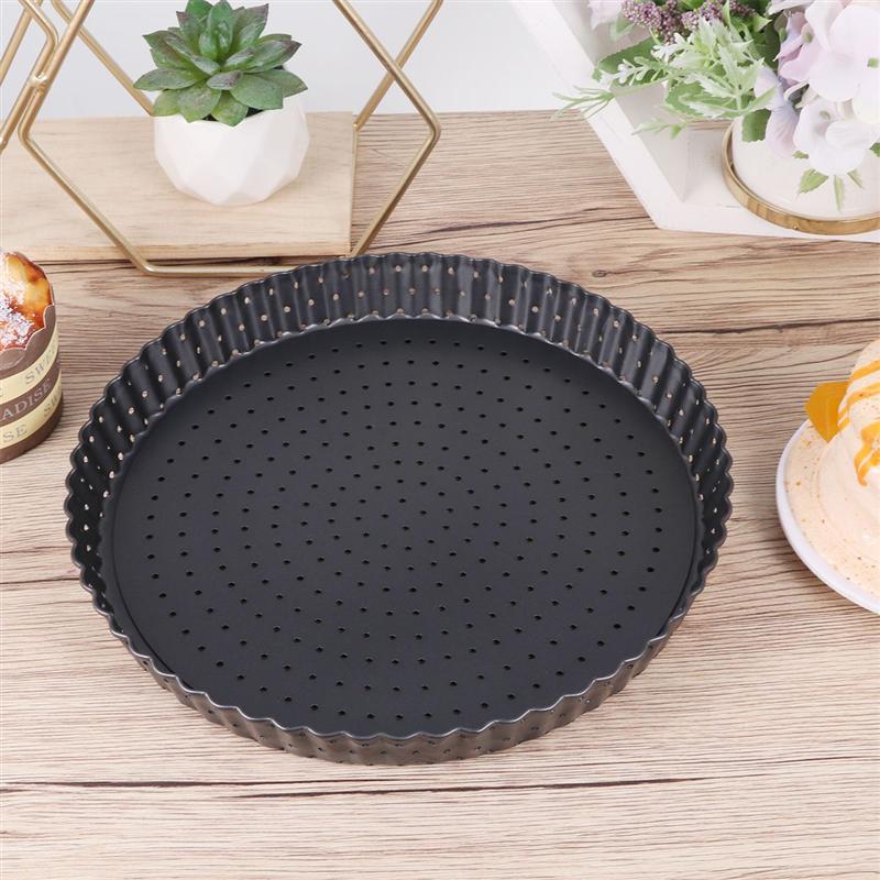 5/8/9Inch Non-stick Pizza Pan Met Gaten Ronde Vorm Bakken Taartvorm Verwijderbare Bodem pie Lade Bakvormen Gereedschap