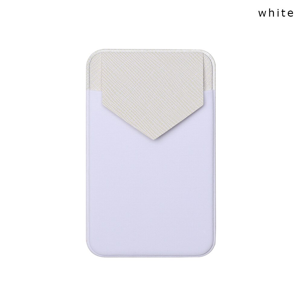 Cellphone Card Holder Stick-on Wallet Phone Wallet Case Elastic Adhesive Wallet Universal Cellphone Wallet Phone Pocket: 8