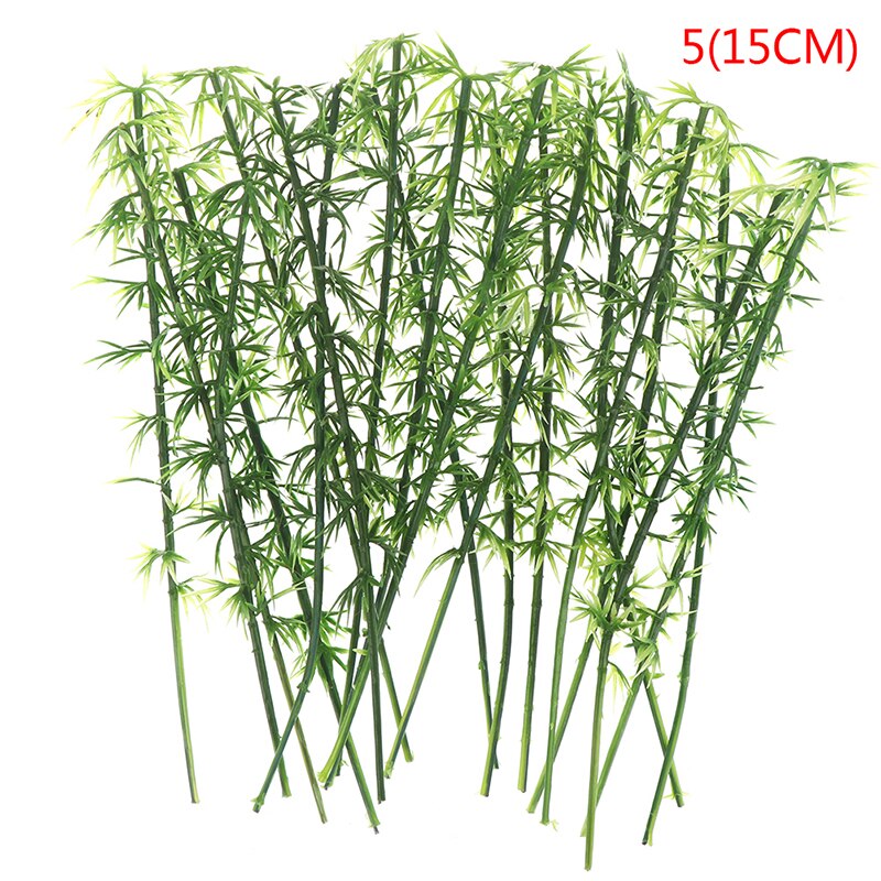 20pcs Plastic Miniature Model Tree Landscape Bamboo Tree Sand Table Model Decor Accessories Toys Hobbies: A5