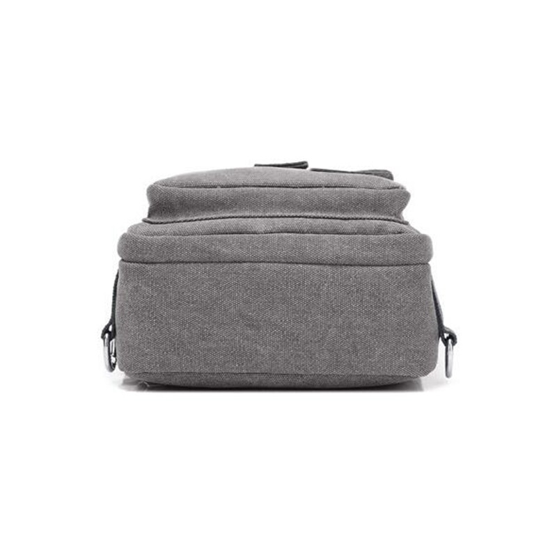 Heren crossbody tas canvas klein canvas grijs schouder messenger bags handtas borsttas tassen voor jongens tieners  l4-3242