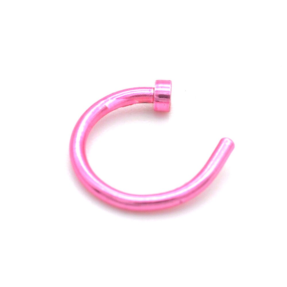 Unique étoile 100% en acier inoxydable en forme de U faux nez anneau Imitation cerceau Septum Piercing bijoux pour les femmes directe: JA600-6