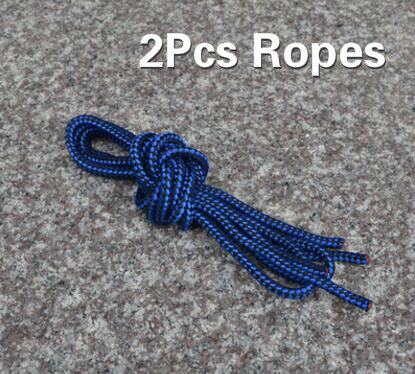 Draagbare Tuin Nylon Schommelstoel Netto Bed Outdoor Camping Blauw Groen Rood Hangmat: 2PcsRope