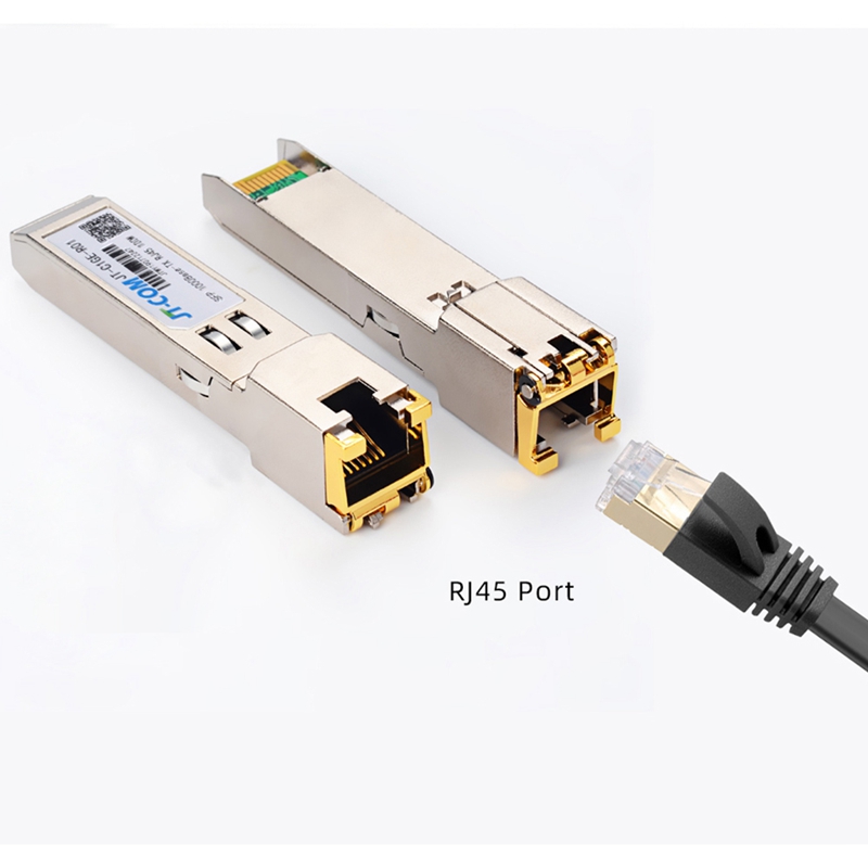 JT-COM Gigabit RJ45 SFP Module 1000Mbps SFP Copper RJ45 SFP Transceiver Module Compatible with Mikrotik Gigabit Ethernet Switch