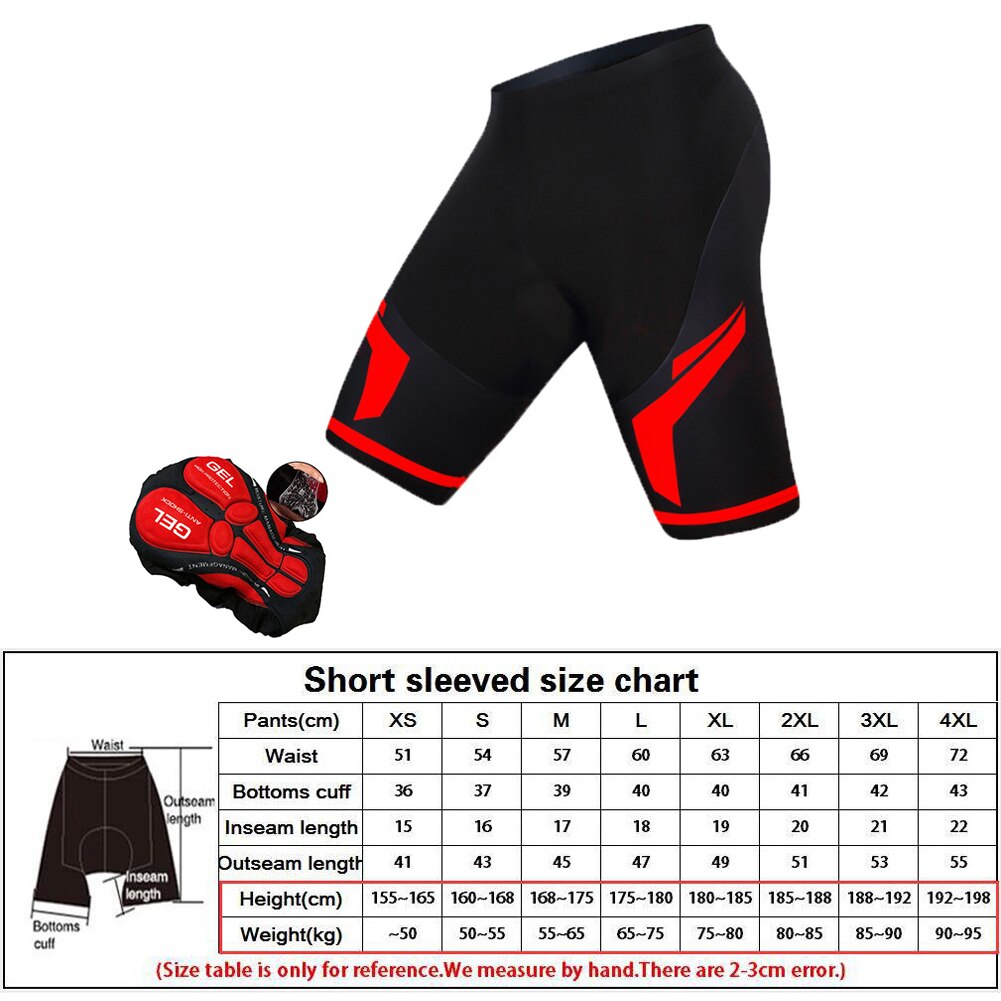 Pro team Cycling Shorts Men 19D Anti Slip Padded Gel Cycling MTB Bike Shorts Mountain Bicycle Short Pants cycling shorts