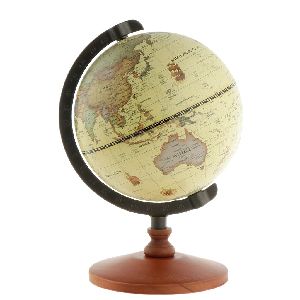 14CM World Earth Globe Map Geography Globes for Desktop Decoration Education Home Office Aid Miniatures Kids