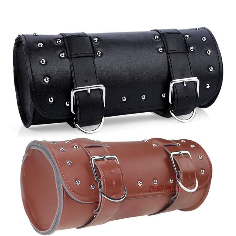 retro braun Kreuzfahrt niet Rolle zubehör kopf tasche motorrad gepäck Kreuzfahrt niet moto hecktasche motorrad Satteltaschen