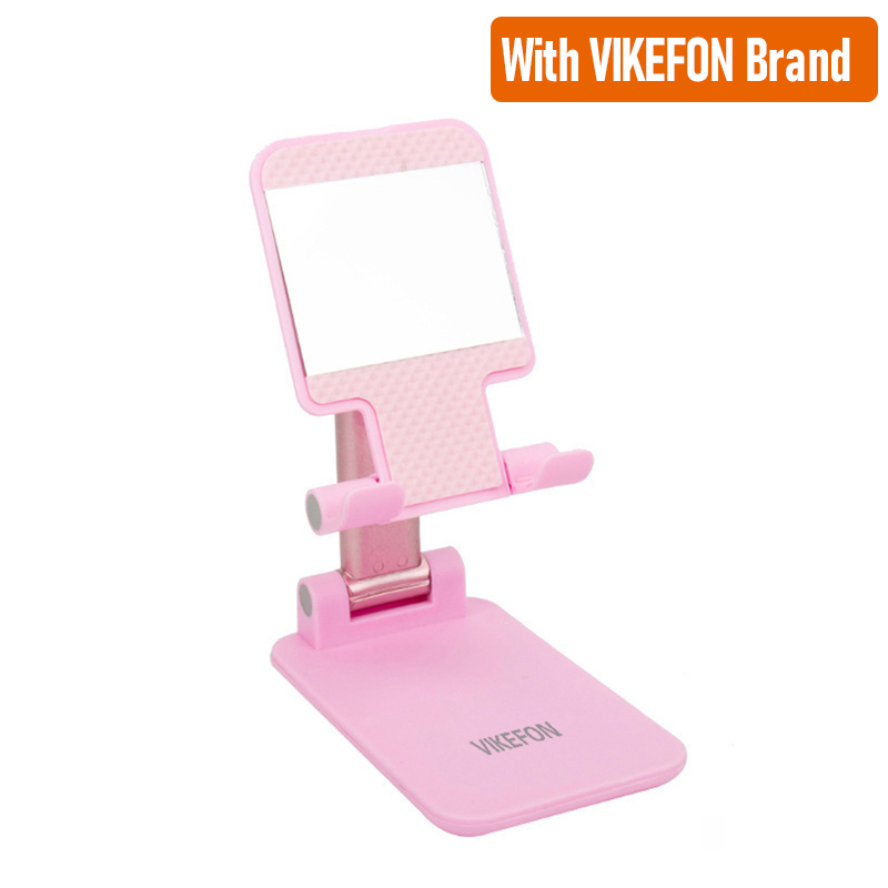 Soporte plegable para teléfono móvil, mesa de montaje de escritorio para tableta, Flexible y ajustable, soporte perezoso en vivo para todos los teléfonos: Zafiro