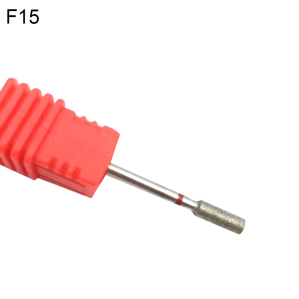 Tungsten Steel Nail Drill Bit Gel Polish Removal Milling Pedicure Manicure Tool Nail Drill Bit For Electric Manicure Drills: F15