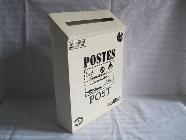 Wit Mailbox Brievenbus Mailboxen Krant Brief Doos Ijzeren Post SF-115W