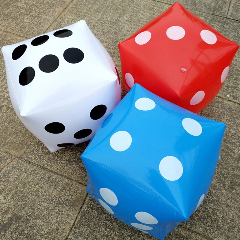 Large Inflatable Dice Dot Diagonal Huge Toss Rolling Toy for Party Game AN88