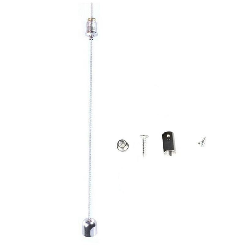 1m Steel Wires And Screws Suspension Hanging Mounting Wire Kit Rope Lamp Adjust For Ceiling Led Lights Panel Wire Accessori S1n8: Default Title