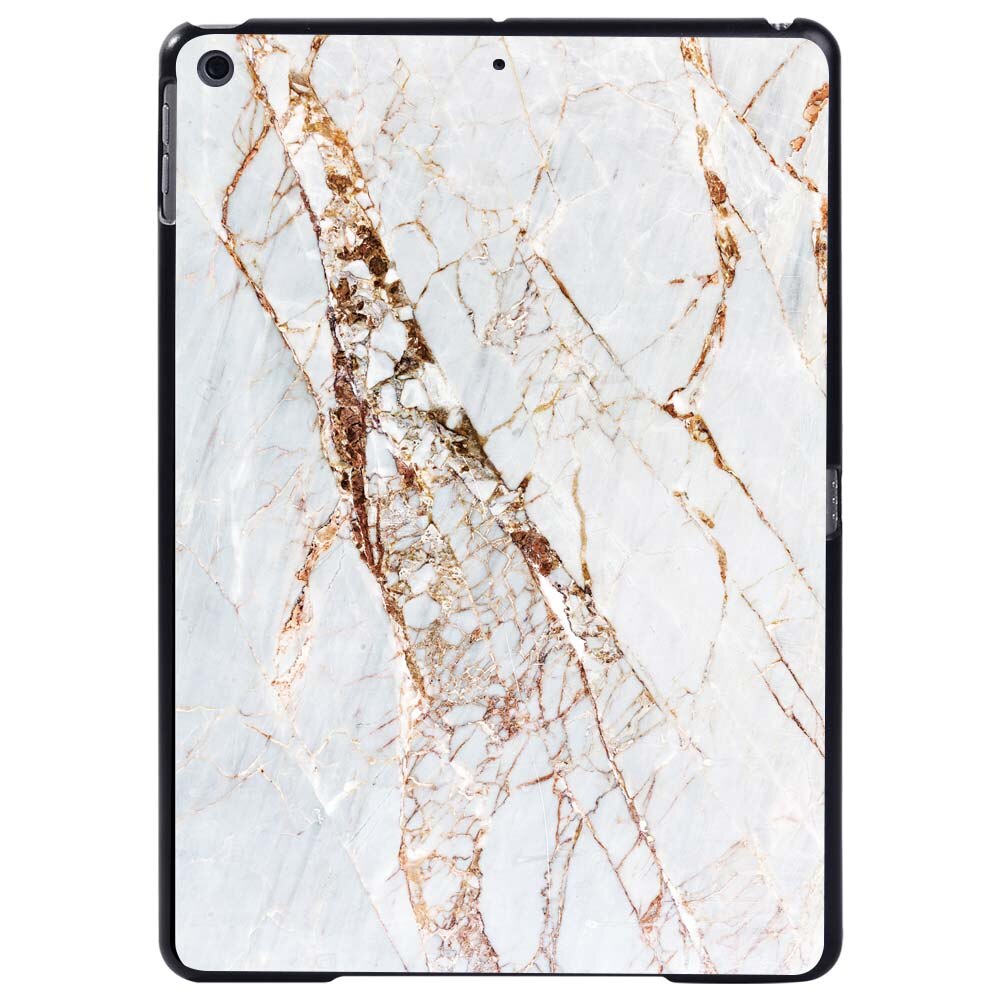 KK&LL For Apple iPad 7th Gen 10.2 inch A2200 A2123 tablet PC Plastic marble pattern Slim Stand Case Cover: grey marble