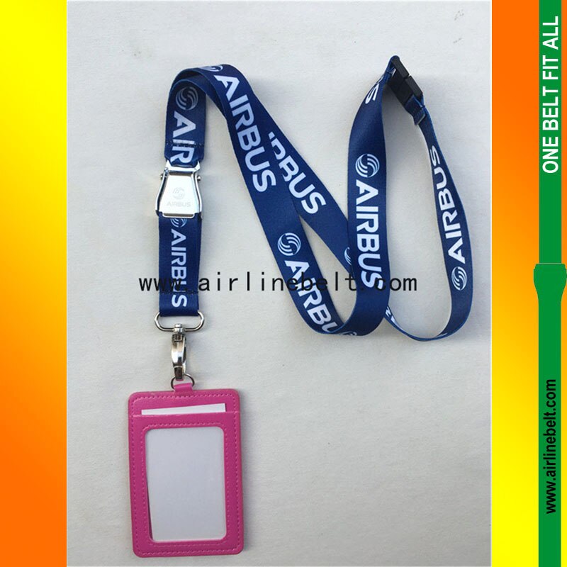 Airbus aircraft buckle lanyard with ID card holders Simple, convenient and durable great Aviation enthusiasts: 12