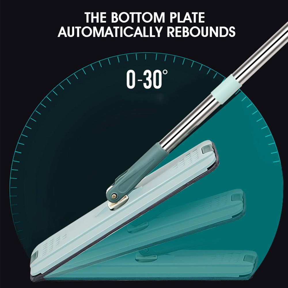 XIAOMI Mijia bezdotykowy wycierać płaskie myjki podłogowe mopy wiadro samozaciskające wycisnąć dwustronnie czyszczenie gospodarstwa domowego automatyczne suszenie