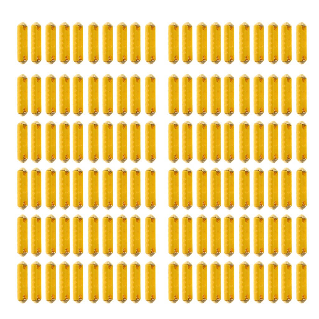 Pack of 100 5A Car Auto Standad Bullet Ceramic ATS BGC Fuses for VW Volkswagen Porsche