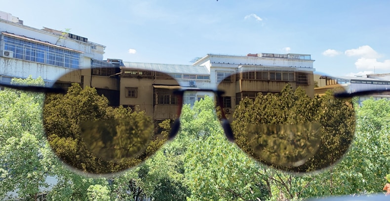 Hej klar stick på bifokale linser læser forstørrelse klæbende læselinse mærkat sport solbrille sikkerhedsbriller lup tilføjet