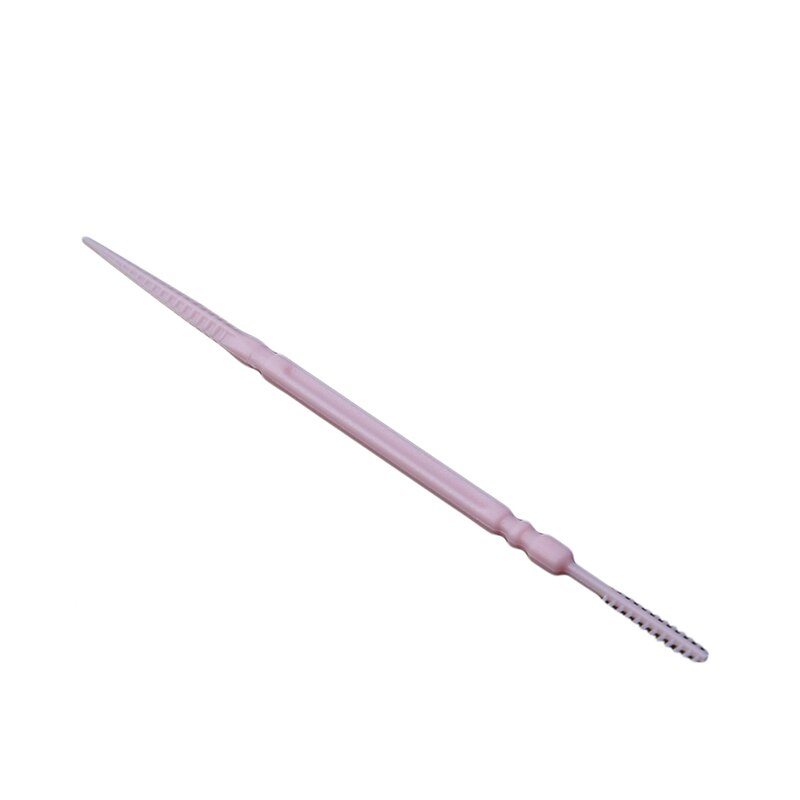 200 Stks/set Zacht Plastic Dubbele Kop Geborsteld Tandenstoker Oral Care 6.2 Cm Meerdere Kleur Vonvenient tandenstoker