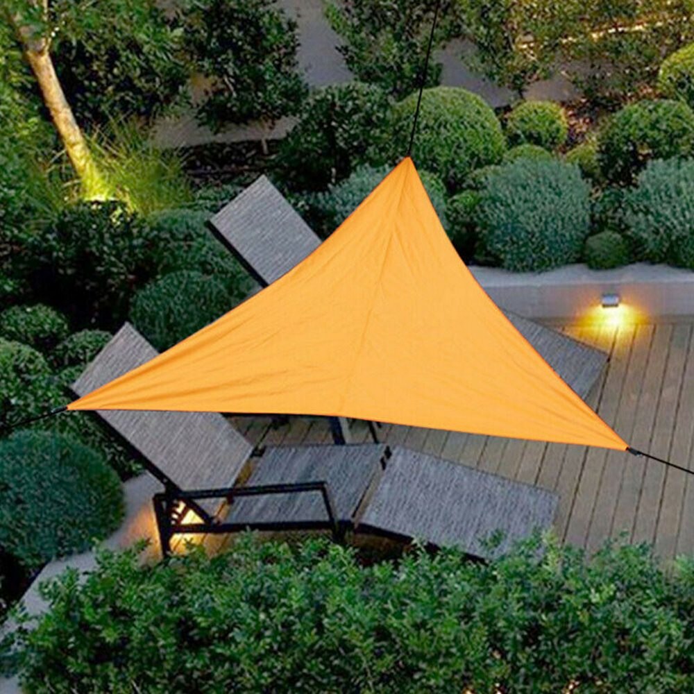 3M pieghevole ombra panno di pioggia triangolo cielo schermo parasole visualizzazione tettoia balcone parco giochi campeggio esterno giardino ombreggiatura strumenti