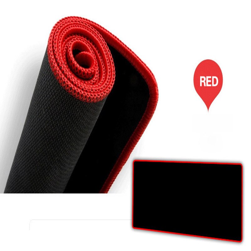 Xgz 1200*600 3mm xxl preto gaming mouse pad grande tapete personalizado engrossado teclado de mesa 4 cores bloqueio borda csgo: 300X600X2MM red lock