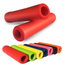 1 Paar Silicone Fietsen Fiets Grips Outdoor Mtb Mountainbike Handvatten Cover Anti-Slip Sterke Ondersteuning Grips Bike deel