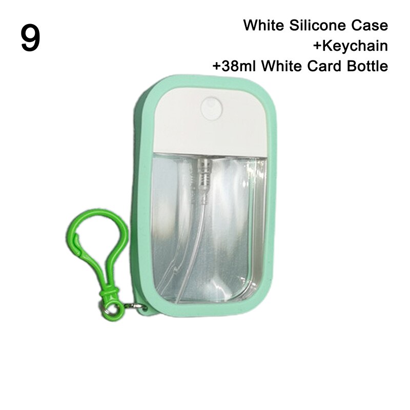 38ML Portable Keychains Card Spray Dispenser Bottle High Pressure Alcohol Disinfectant Mist Spray Bottle: TYHB2171-A9