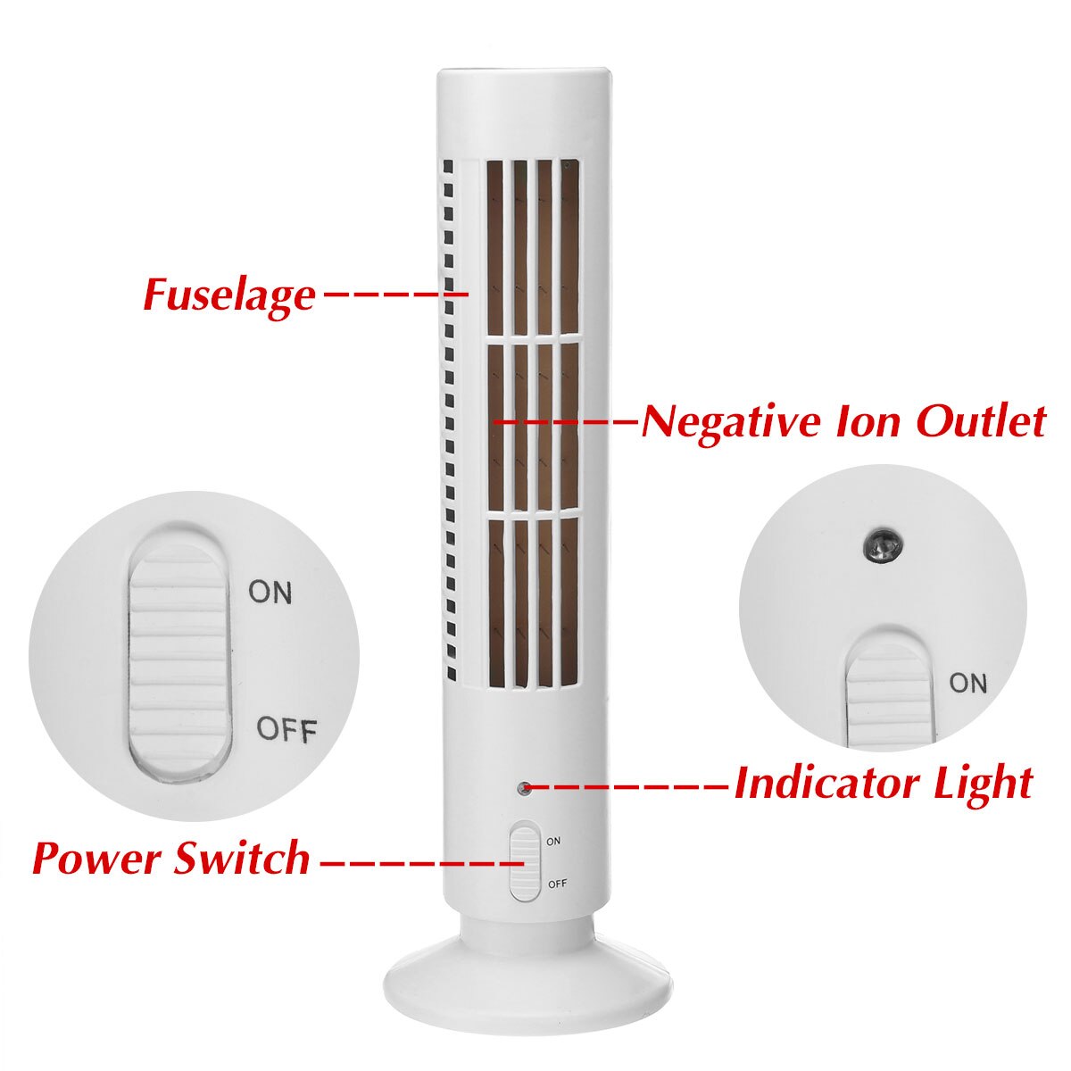 Home Ionizer Air Purifier Household Air Cleaner Ionizer Negative Ion Generator Kitchen Pet formaldehyde Remove odor US/EU Plug