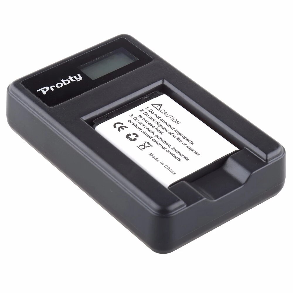 1800mAh Li-40B Li-42B EN-EL10 Batterie + LCD Ladegerät für Olympus Li 40B 42B, Nikon EN EL10, finePix XP70 XP60 XP50 T550