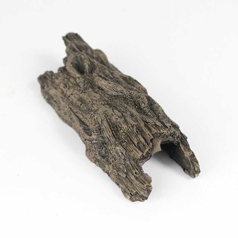 Ökologische Harz Berg Fisch Spielen Baum Haus Aquarium Ornament Hohl See Protokoll Baum Tunnel Höhle Aquarium Dekoration