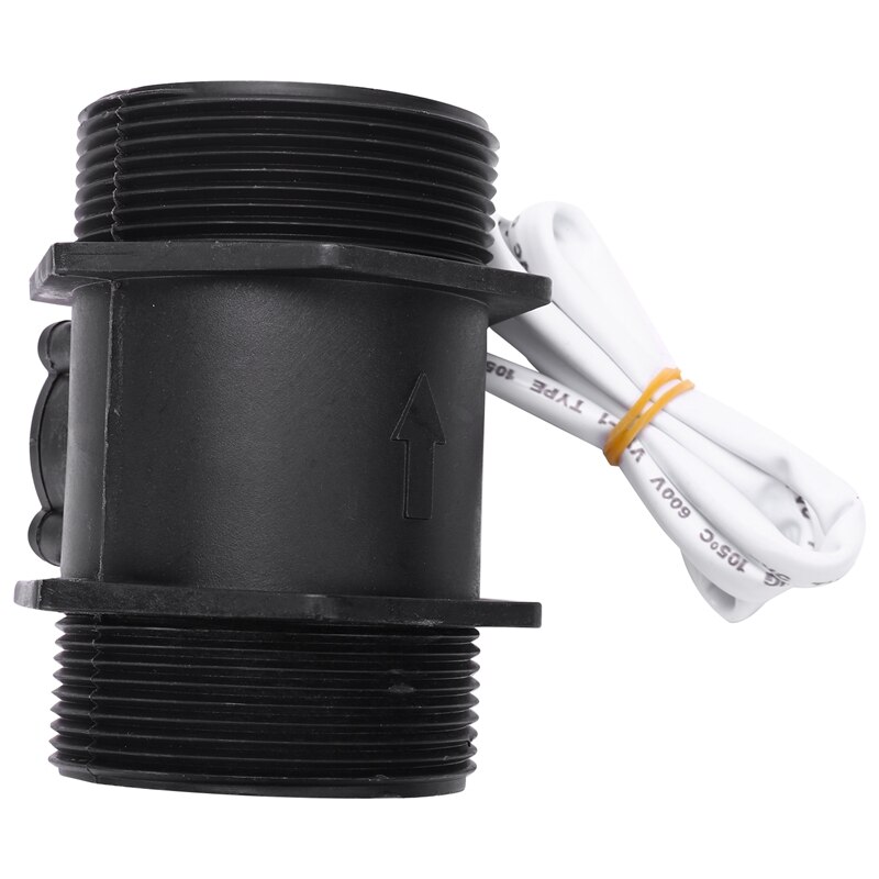 DN50 Plastic Hall Turbine Water Flow Meter Sensor 2 Inch Flow Sensor 5-250L/Min