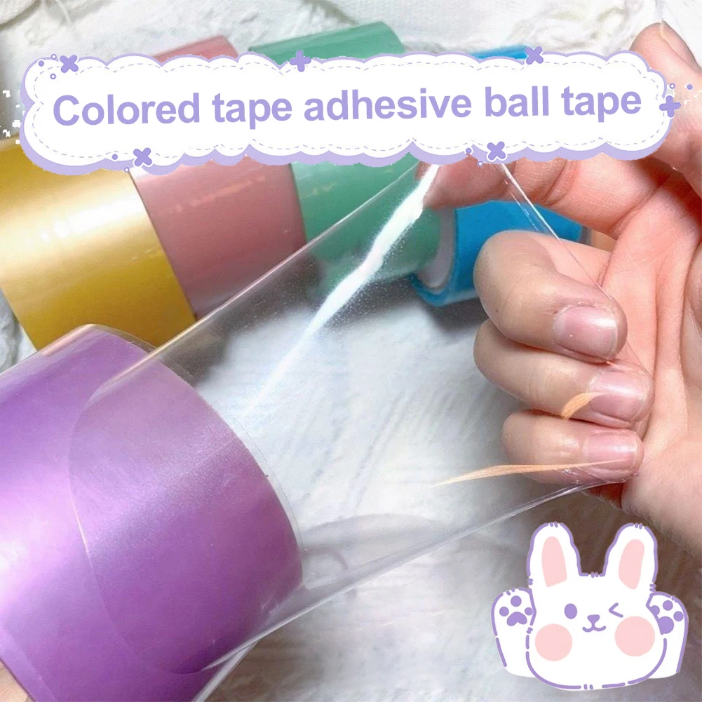 Tape Ball Klebebänder farbige Dekompression kleber Rollen DIY lustige Spielzeug Farb kugeln machen Washi bunte Maskierung Spielzeug Kleber