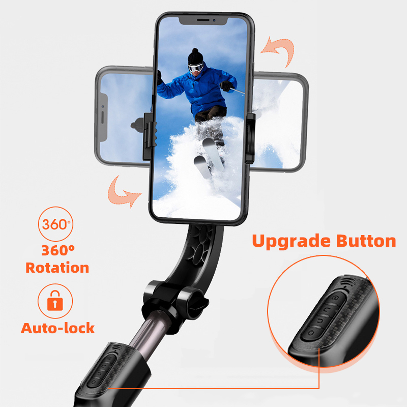 Bluetooth handheld Gimbal Stabilizer For Phone Automatic Balance Selfie Stick Tripod For Smartphone Camera Stabilizers