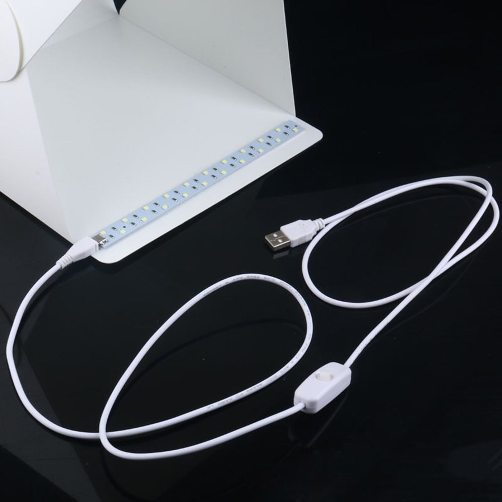 20cm Mini Vouwen Lightbox Fotografie Studio Softbox LED Light Room Soft Box Camera Foto Achtergrond Doos Licht Tent Kit