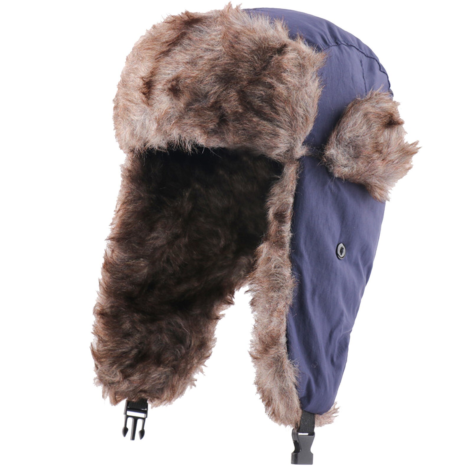 Brand Adults Unisex Trapper Bomber Winter Warm Russian Trooper Ear Winter Cold Ski Hat Men Women Cap Bomber Hats: BU