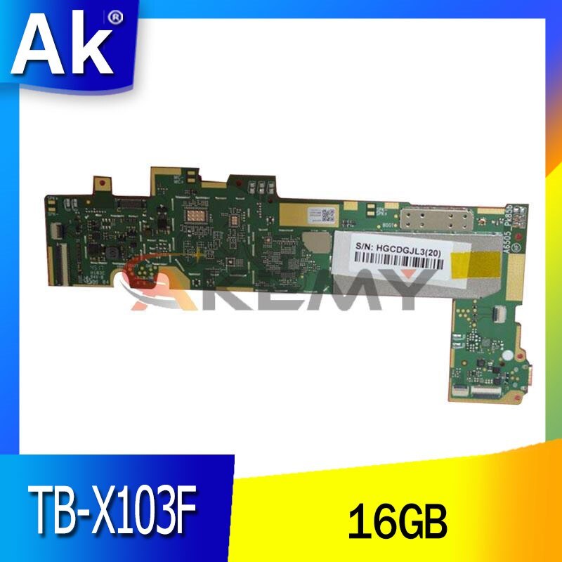 Motherboard Work fine 100% test For Lenovo Tab 3 10 Plus TB-X103F TB-X103 X103F tablet pc 16GB