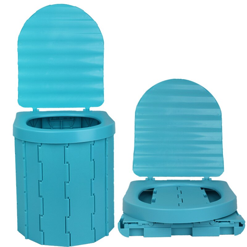 Portable Toilet for Camping Portable Folding Toilet with Lid Waterproof Porta Potty Car RV Tent Toilet Bucket Toilet Potty