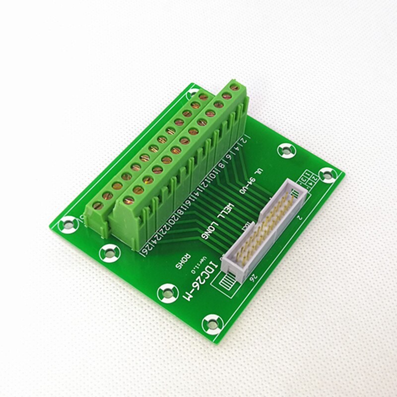 DC3 26P 2x13Pins Header Breakout Board, Terminal Block, Connector.