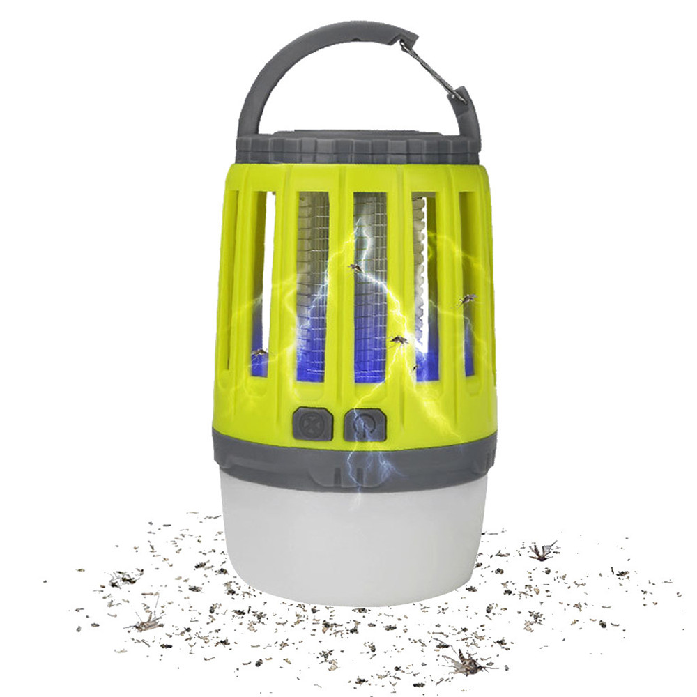 Draagbare Waterdichte USB Bug Zapper LED Camping Lantaarn Muggen Killer Outdoor USB opladen