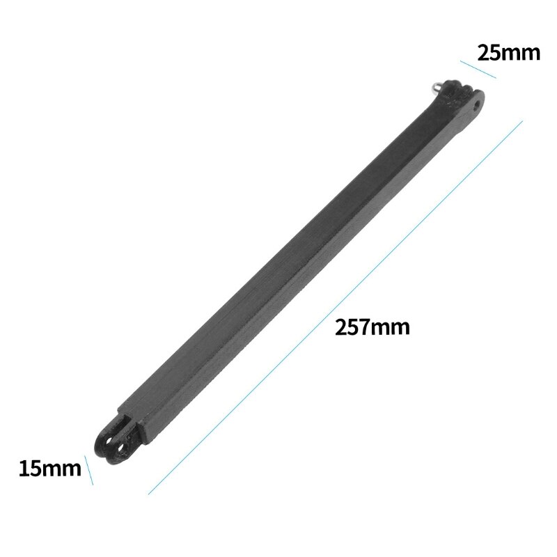 H052 Aluminum Alloy Extension Arm Metal Pole Helmet Selfie Hand Grip Rod Mount for Hero/Insta 360 One R/Osmo/EKEN/AKASO EK7000