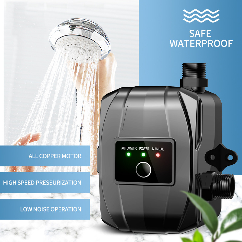 Upgraded Automatic Booster Pump 150W 24V Brushless Water Pump Home Shower Water Heater Added Water Pressure Silent Pump