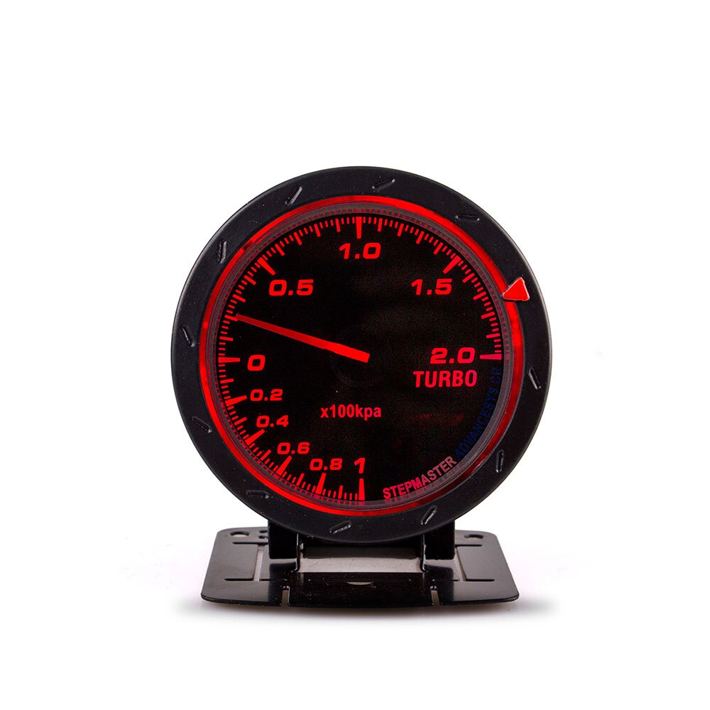 Universal 60mm 12 V-1 ~ 0 ~ 2 BAR Turbo Boost Gauge Meter/Turbo Boost Meter manometro turbo boost controller auto gauge auto kit
