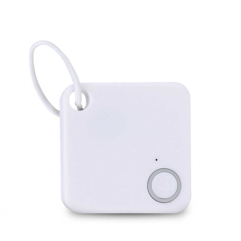 Mini Bluetooth Anti-lost Tracking Device Tag Key Child Older Finder Pet Tracker Location Bluetooth Tracker Smart Tracker Vehicle: white