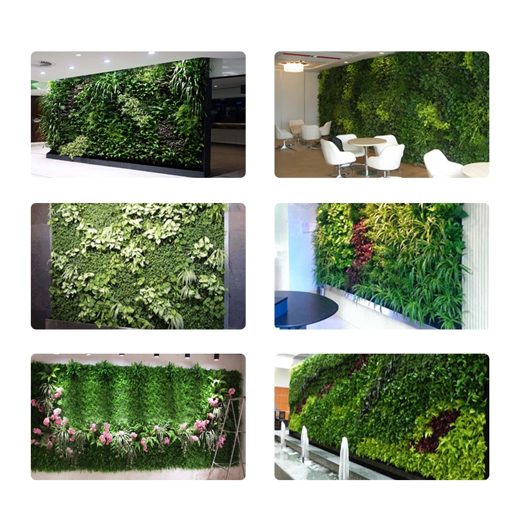 Nonwoven Green Wall 18 Pockets Planting Bag Pocket Vertical Wall Planter Garden Balcony Plant Grow Bag Gardening Accessory