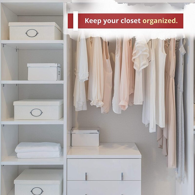 Appendini in plastica bianca, appendiabiti in plastica perfetti per l'uso standard quotidiano, appendini per abbigliamento (bianco, confezione da 20)